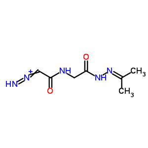 818-03-1  [2-({2-[2-(1-methylethylidene)hydrazino]-2-oxoethyl}amino)-2-oxoethylidene]diazenium (non-preferred name)