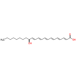 86360-66-9  (2E,4E,6E,8E,10E,12E)-14-hydroxydocosa-2,4,6,8,10,12-hexaenoic acid