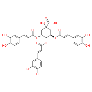 86632-03-3  (3R,5R)-3,4,5-tris{[(2E)-3-(3,4-dihydroxyphenyl)prop-2-enoyl]oxy}-1-hydroxycyclohexanecarboxylic acid