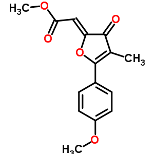 97180-84-2  methyl (2Z)-[5-(4-methoxyphenyl)-4-methyl-3-oxofuran-2(3H)-ylidene]ethanoate