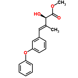 99566-49-1  methyl (2R,3E)-2-hydroxy-3-methyl-4-(3-phenoxyphenyl)but-3-enoate