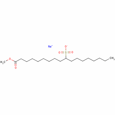 61791-91-1  sodium 1-methyl 10-sulphooctadecanoate