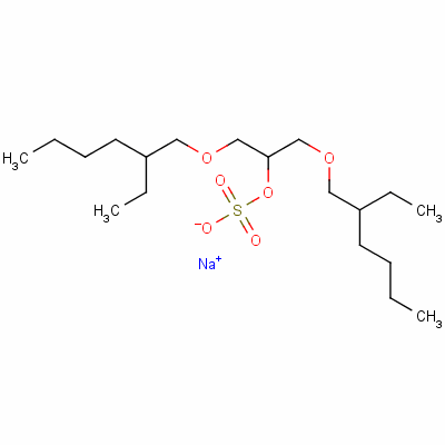 62174-79-2  sodium 2-[(2-ethylhexyl)oxy]-1-[[(2-ethylhexyl)oxy]methyl]ethyl sulphate