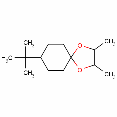 62406-84-2  8-(1,1-dimethylethyl)-2,3-dimethyl-1,4-dioxaspiro[4.5]decane