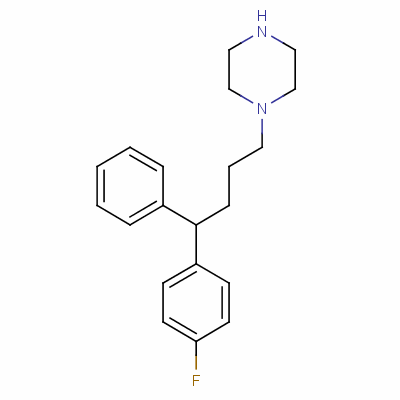 6263-54-3  1-[4-(4-fluorophenyl)-4-phenylbutyl]piperazine