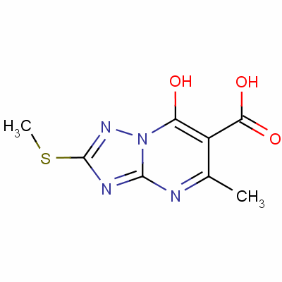 63059-40-5  7-hydroxy-5-methyl-2-(methylthio)-1,2,4-triazolo[1,5-a]pyrimidine-6-carboxylic acid