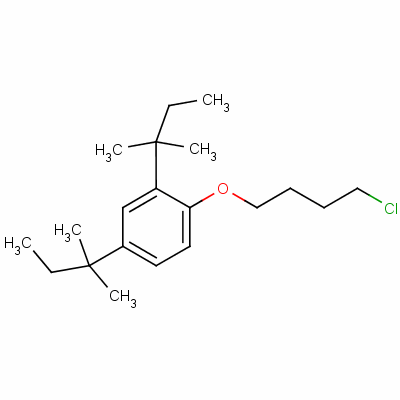 63217-25-4  1-(4-chlorobutoxy)-2,4-bis(1,1-dimethylpropyl)benzene