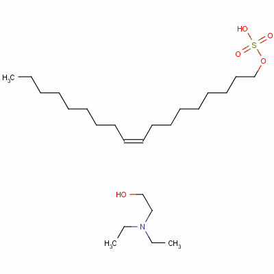 63512-33-4  (Z)-octadec-9-enyl hydrogen sulphate, compound with 2-(diethylamino)ethanol (1:1)