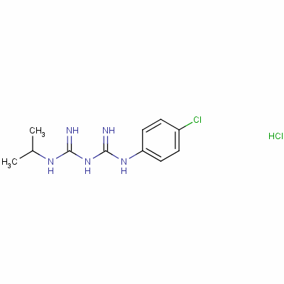 Imidodicarbonimidicdiamide, N-(4-chlorophenyl)-N'-(1-methylethyl)-, hydrochloride (1:1)