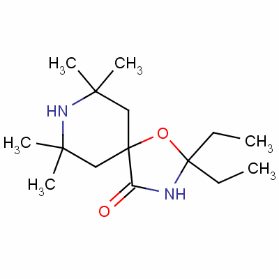 64338-09-6  2,2-diethyl-7,7,9,9-tetramethyl-1-oxa-3,8-diazaspiro[4.5]decan-4-one