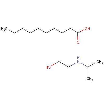 64601-15-6  decanoic acid, compound with 2-(isopropylamino)ethanol (1:1)