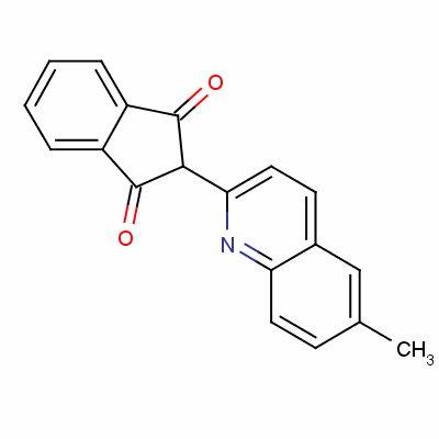 2-(6-甲基-2-喹啉基)-1H-茚-1,3(2H)-二酮 6493-58-9