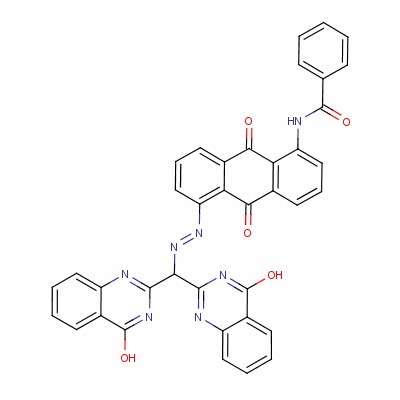 66755-26-8  N-[5-[[bis(1,4-dihydro-4-oxo-2-quinazolinyl)methyl]azo]-9,10-dihydro-9,10-dioxo-1-anthryl]benzamide