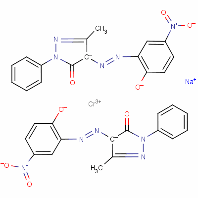 67352-37-8  sodium bis[2,4-dihydro-4-[(2-hydroxy-5-nitrophenyl)azo]-5-methyl-2-phenyl-3H-pyrazol-3-onato(2-)]chromate(1-)