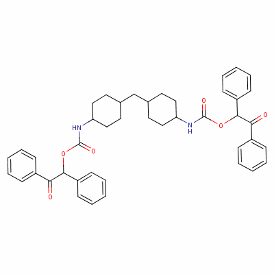 67599-08-0  bis(2-oxo-1,2-diphenylethyl) (methylenedicyclohexane-4,1-diyl)dicarbamate