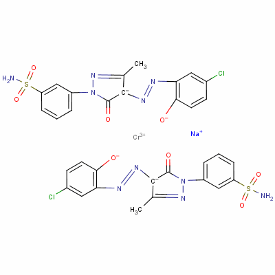 67800-97-9  sodium bis[3-[4-[(5-chloro-2-hydroxyphenyl)azo]-4,5-dihydro-3-methyl-5-oxo-1H-pyrazol-1-yl]benzenesulphonamidato(2-)]chromate(1-)