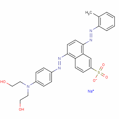 67875-14-3  sodium 5-[[4-[bis(2-hydroxyethyl)amino]phenyl]azo]-8-[(o-tolyl)azo]naphthalene-2-sulphonate