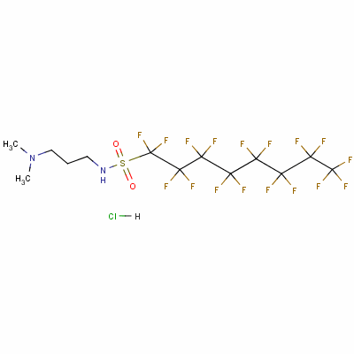 67939-88-2  N-[3-(dimethylamino)propyl]heptadecafluorooctanesulphonamide monohydrochloride