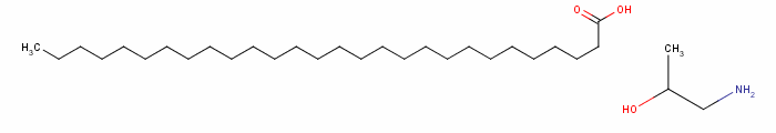 67953-01-9  octacosanoic acid, compound with 1-aminopropan-2-ol (1:1)