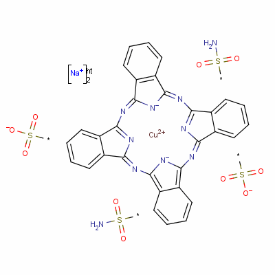 67968-25-6  disodium [disulphamoyl-29H,31H-phthalocyaninedisulphonato(4-)-N29,N30,N31,N32]cuprate(2-)