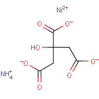68025-13-8  diammonium nickel bis(hydrogen citrate)