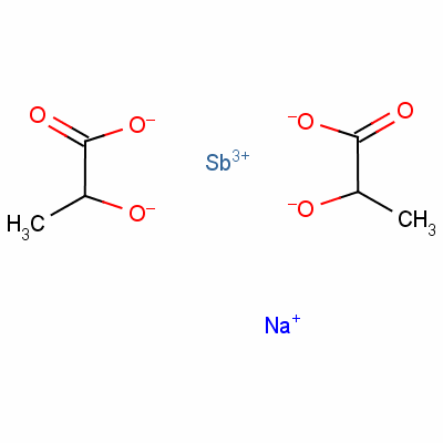 68083-87-4  sodium bis[lactato(2-)-O1,O2]antimonate(1-)