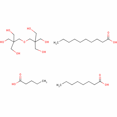 68130-24-5  Decanoic acid, ester with 2,2'-[oxybis(methylene)]bis[2-(hydroxymethyl)-1,3-propanediol] octanoate pentanoate