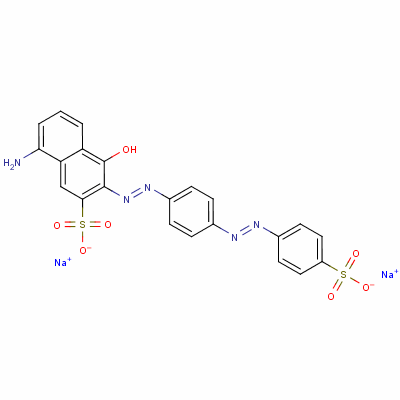 68227-73-6  disodium 8-amino-4-hydroxy-3-[[4-[(4-sulphonatophenyl)azo]phenyl]azo]naphthalene-2-sulphonate