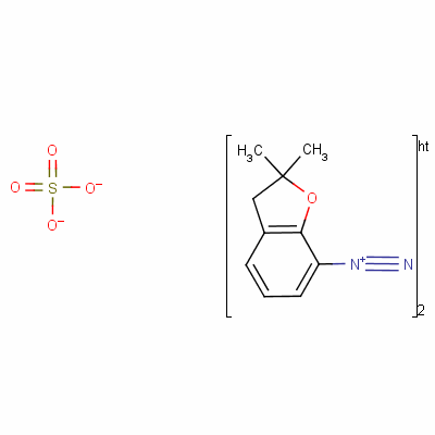 68298-47-5  bis[2,3-dihydro-2,2-dimethyl-7-benzofurandiazonium] sulphate
