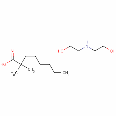 68299-00-3  2,2-dimethyloctanoic acid, compound with 2,2'-iminodiethanol (1:1)