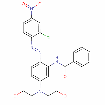 68310-06-5  N-[5-[bis(2-hydroxyethyl)amino]-2-[(2-chloro-4-nitrophenyl)azo]phenyl]benzamide