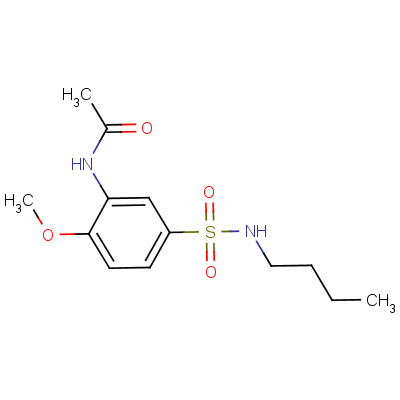 68540-79-4  N-[5-[(butylamino)sulphonyl]-2-methoxyphenyl]acetamide