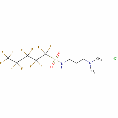 68957-60-8  N-[3-(dimethylamino)propyl]-1,1,2,2,3,3,4,4,5,5,5-undecafluoropentane-1-sulphonamide monohydrochloride