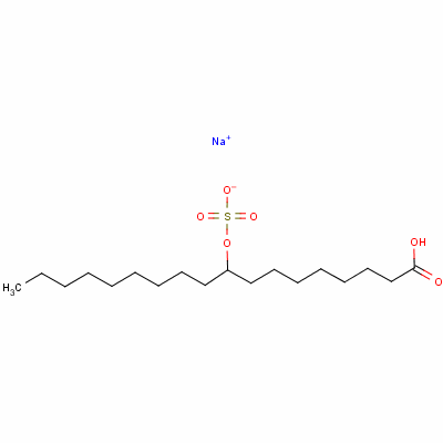68964-56-7  sodium hydrogen 9(or 10)-(sulphonatooxy)octadecanoate