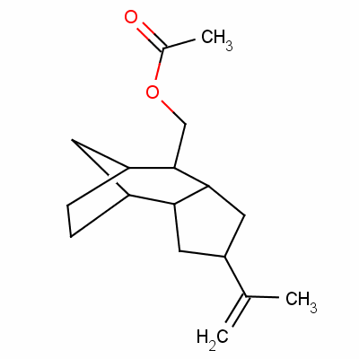 69121-13-7  decahydro-2-isopropenyl-4,7-methanoazulene-8-methyl acetate