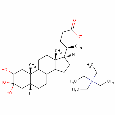 70008-57-0  tetraethylammonium (5β)-3α,7α,12α)-trihydroxycholan-24-oate