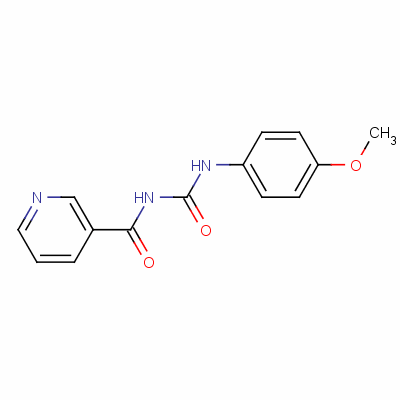 70593-32-7  N-[[(4-methoxyphenyl)amino]carbonyl]nicotinamide