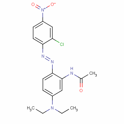 70609-95-9  N-[2-[(2-chloro-4-nitrophenyl)azo]-5-(diethylamino)phenyl]acetamide