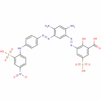 70660-45-6  3-[[2,4-diamino-5-[[4-(4-nitro-2-sulphoanilino)phenyl]azo]phenyl]azo]-5-sulphosalicylic acid