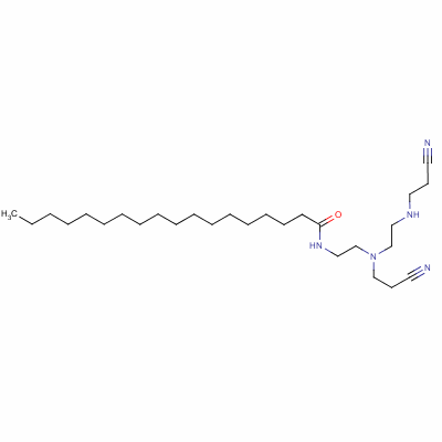 70682-67-6  N-[2-[(2-cyanoethyl)[2-[(2-cyanoethyl)amino]ethyl]amino]ethyl]stearamide