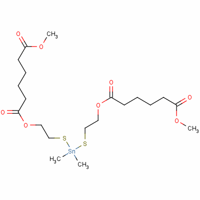 70969-67-4  (dimethylstannylene)bis(thioethylene) dimethyl diadipate