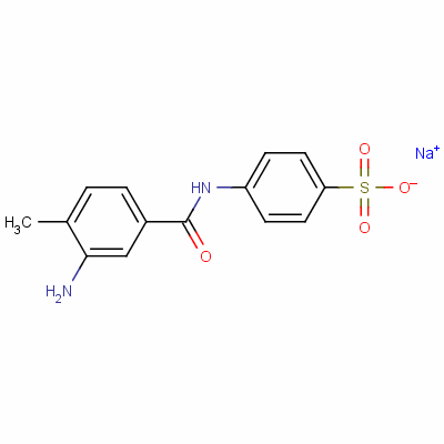 71077-34-4  sodium p-(3-amino-4-methylbenzamido)benzenesulphonate