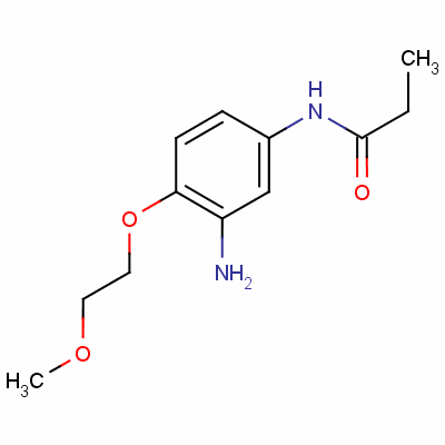 71230-65-4  N-[3-amino-4-(2-methoxyethoxy)phenyl]propionamide