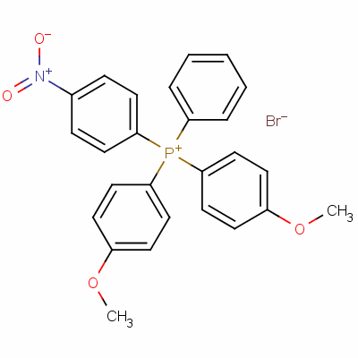 71412-17-4  Bis(4-methoxyphenyl)(4-nitrophenyl)phenylphosphoniumbromid