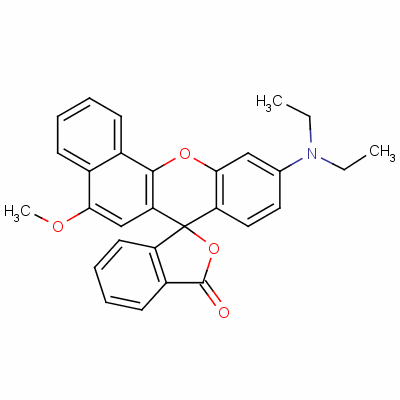 71463-70-2  10-(diethylamino)-5-methoxyspiro[7H-benzo[c]xanthene-7,1'(3'H)-isobenzofuran]-3'-one