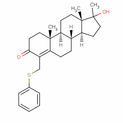 71507-77-2  17β-hydroxy-17-methyl-4-[(phenylthio)methyl]androst-4-ene-3-one