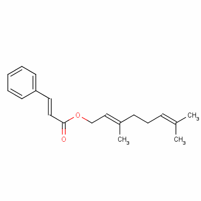 71605-84-0  (,6E)-3,7-dimethyl-2,6-octadienyl cinnamate