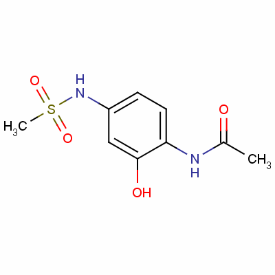71662-38-9  N-[2-hydroxy-4-[(methylsulphonyl)amino]phenyl]acetamide
