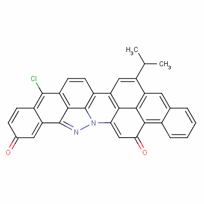 71786-28-2  13-chloro-17-isopropylanthra[2,1,9-mna]benz[6,7]indazolo[2,3,4-fgh]acridine-5,10-dione