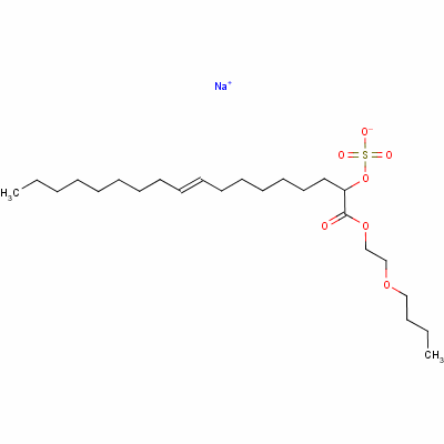 71873-03-5  sodium 1-(2-butoxyethyl) (sulphonatooxy)octadec-9-enoate